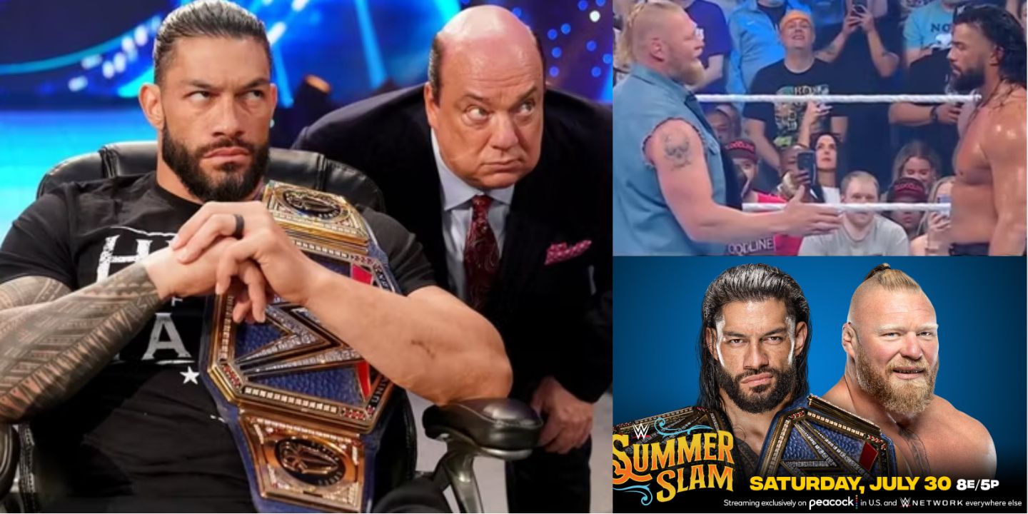 Roman Reigns Brock Lesnar WWE