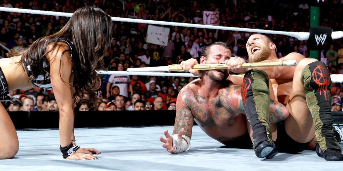 Daniel Bryan v CM Punk Money In The Bank 2012 Cropped