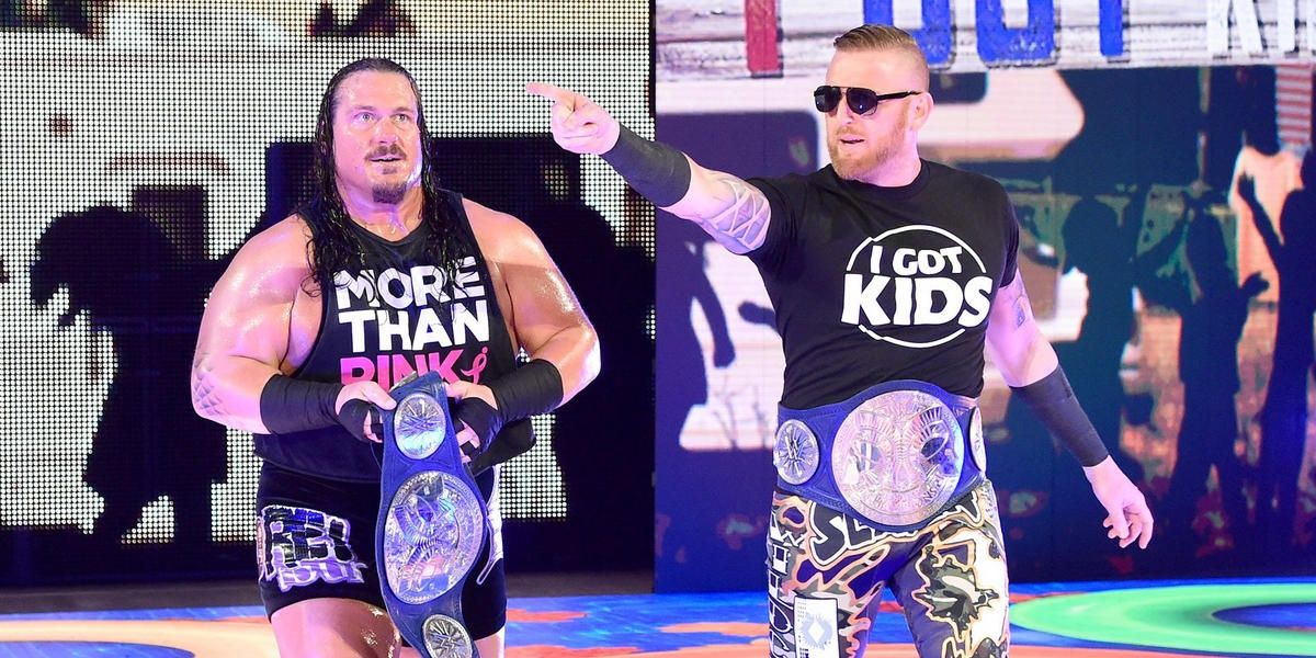 Heath Slater & Rhyno SmackDown TagTeam Champions Cropped