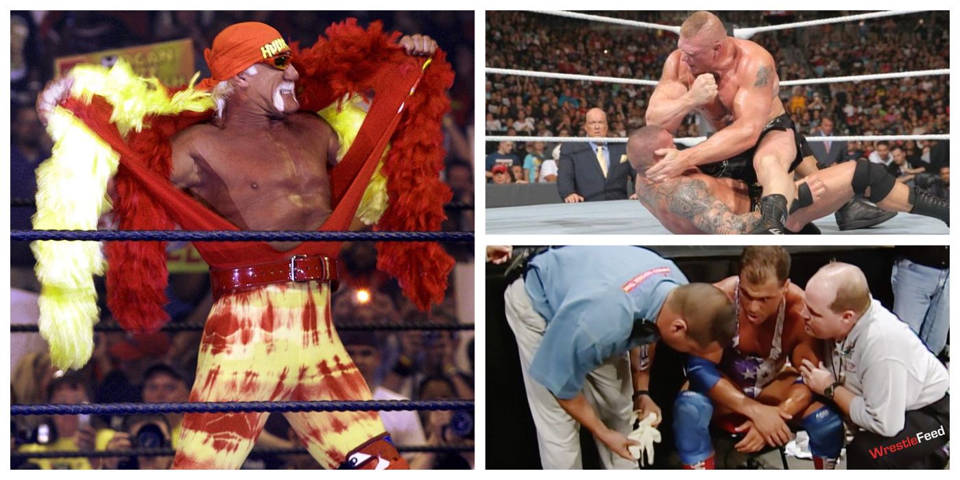 Hulk Hogan, Brock Lesnar, Kurt Angle