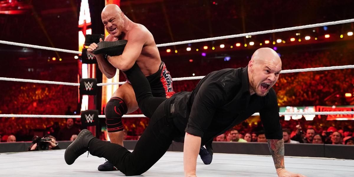 Kurt Angle v Baron Corbin WrestleMania 35 Cropped