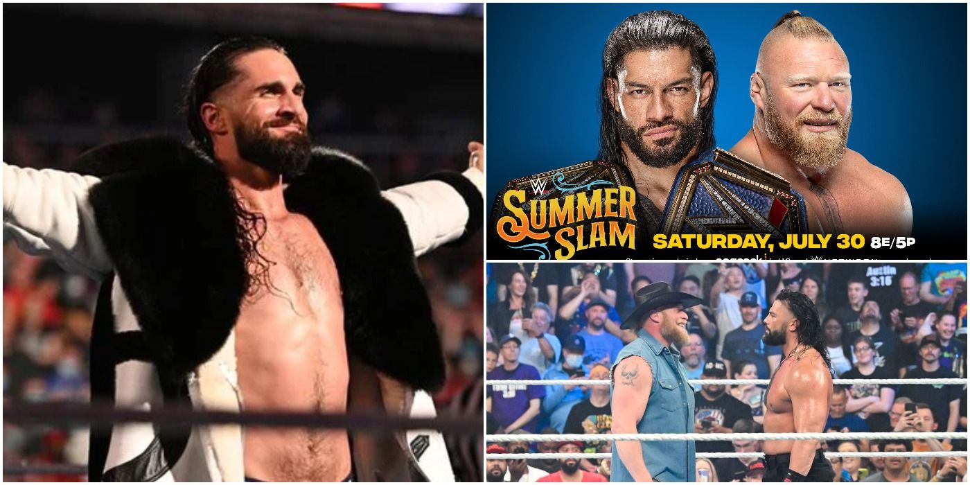 Seth Rollins Roman Reigns Brock Lesnar