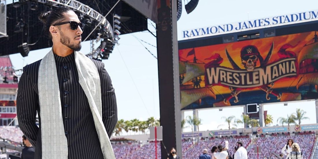 Mustafa Ali at WrestleMania 