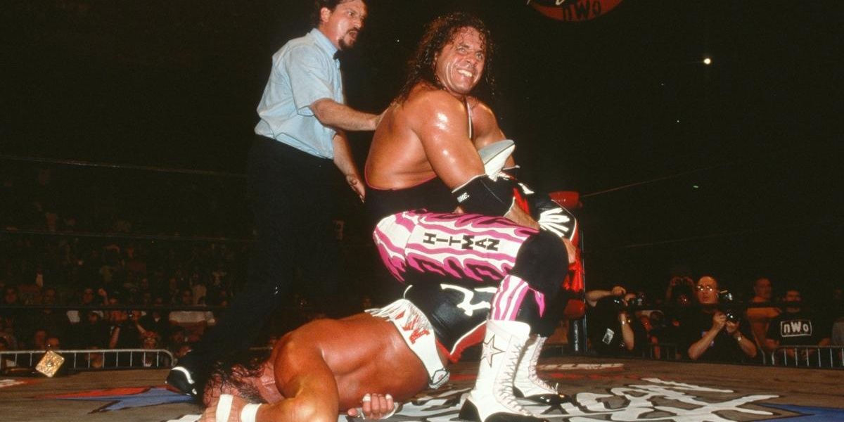 Randy Savage & Roddy Piper v Hulk Hogan & Bret Hart The Great American Bash 1998 Cropped