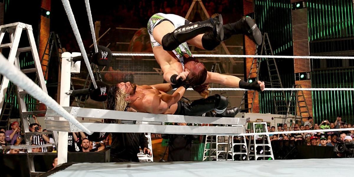 Rob Van Dam MITB Ladder Match Money In The Bank 2014 Cropped