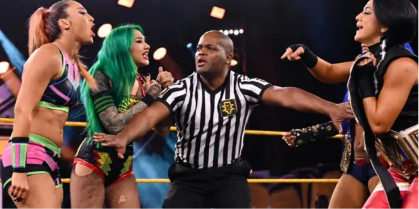 Sasha Banks and Bayley vs Shotzi and Tegan Nox WWE NXT