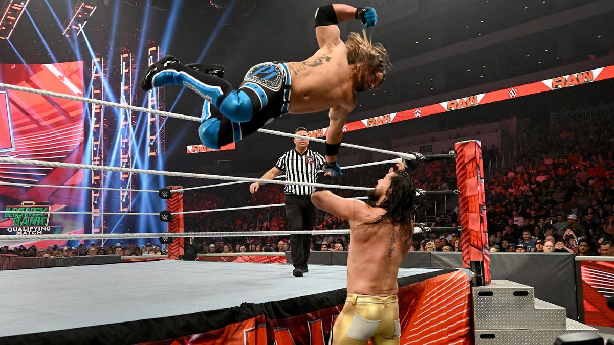 Seth Rollins vs AJ Styles WWE RAW