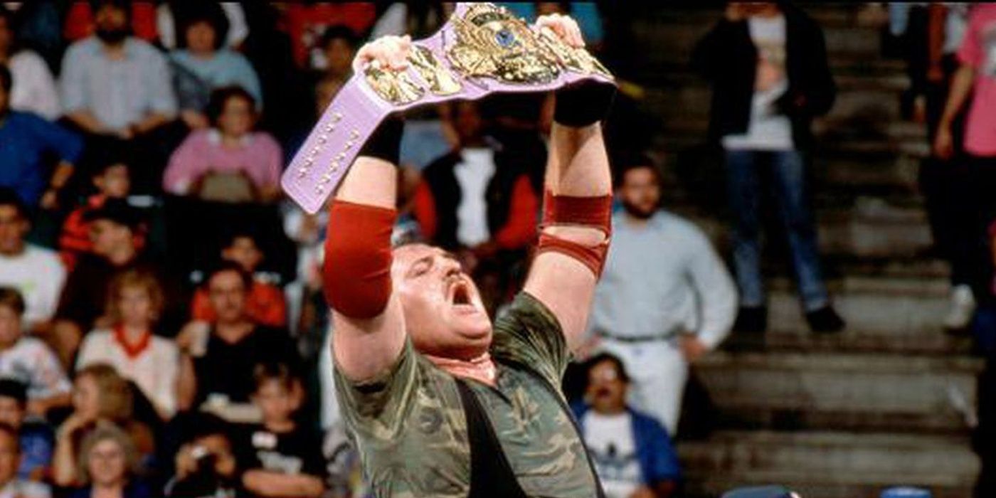 Sgt Slaughter WWE World Title Royal Rumble 1991