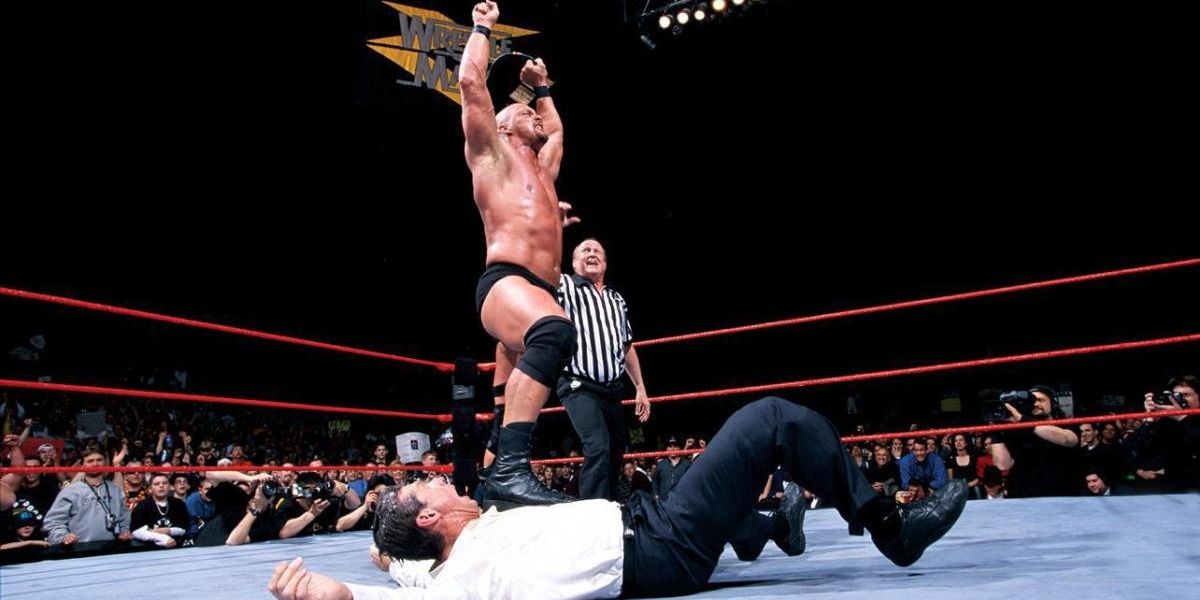 Stone Cold WWE Champion WrestleMania 15