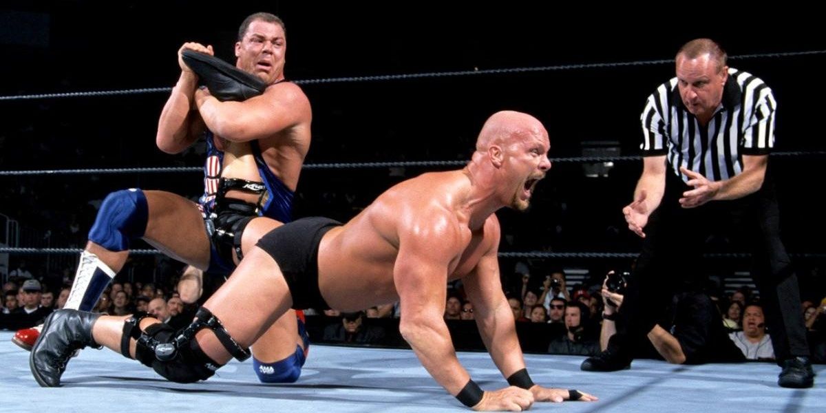 Stone Cold v Kurt Angle SummerSlam 2001 Cropped