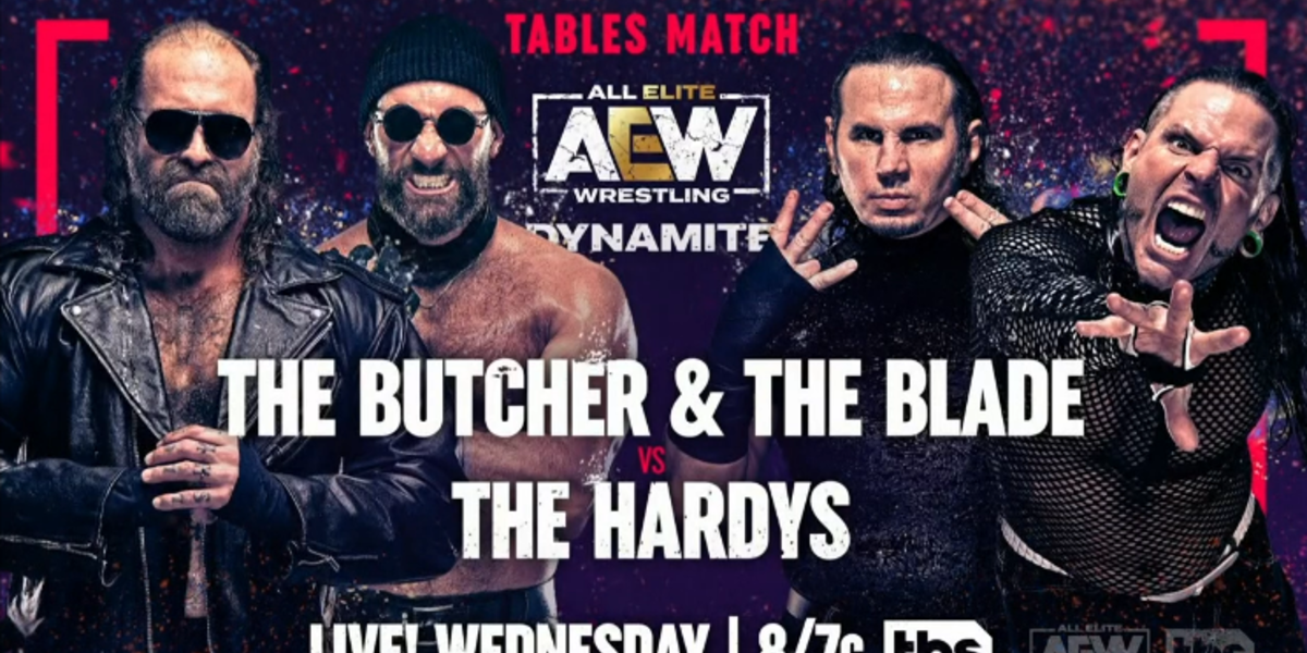 The Hardys v The Butcher & The Blade AEW Dynamite April 6, 2020 Cropped