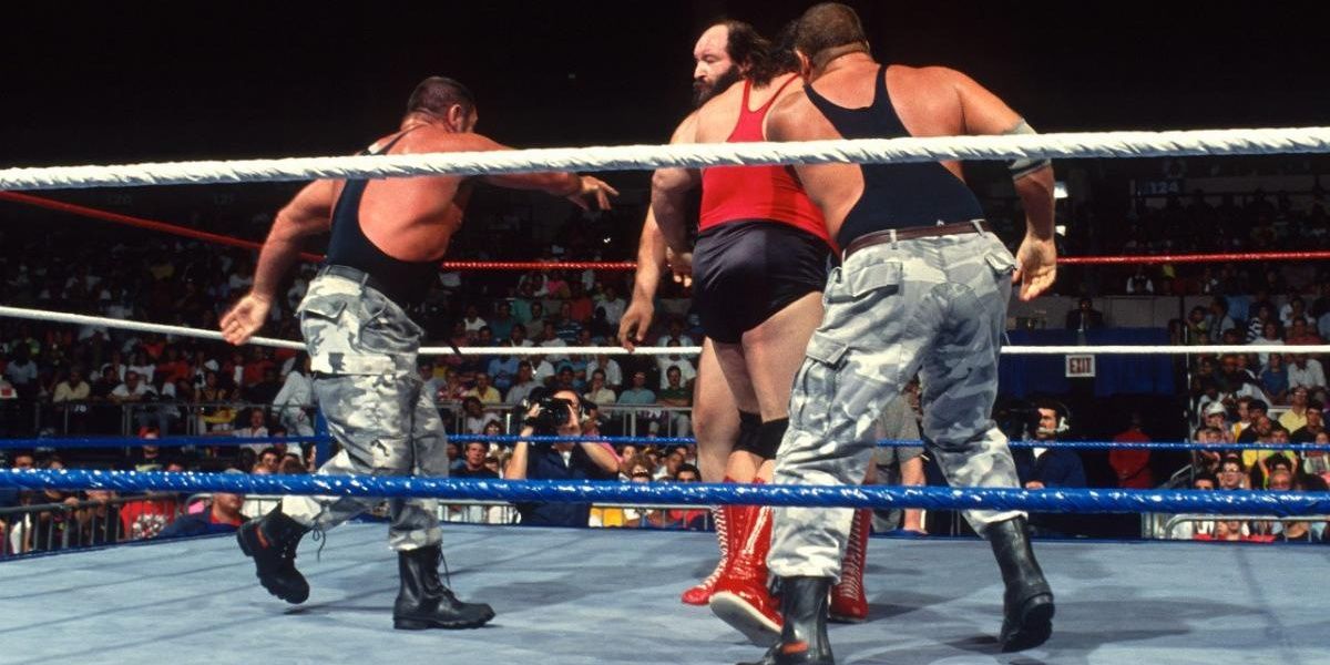 The Natural Disasters v The Bushwhackers SummerSlam 1991 Cropped