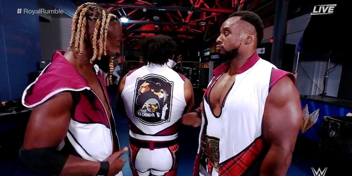The New Day wearing Brodie Lee inspired Gear