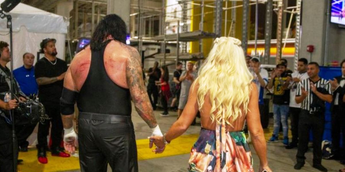 The Undertaker and Michelle McCool at WrestleMania 33