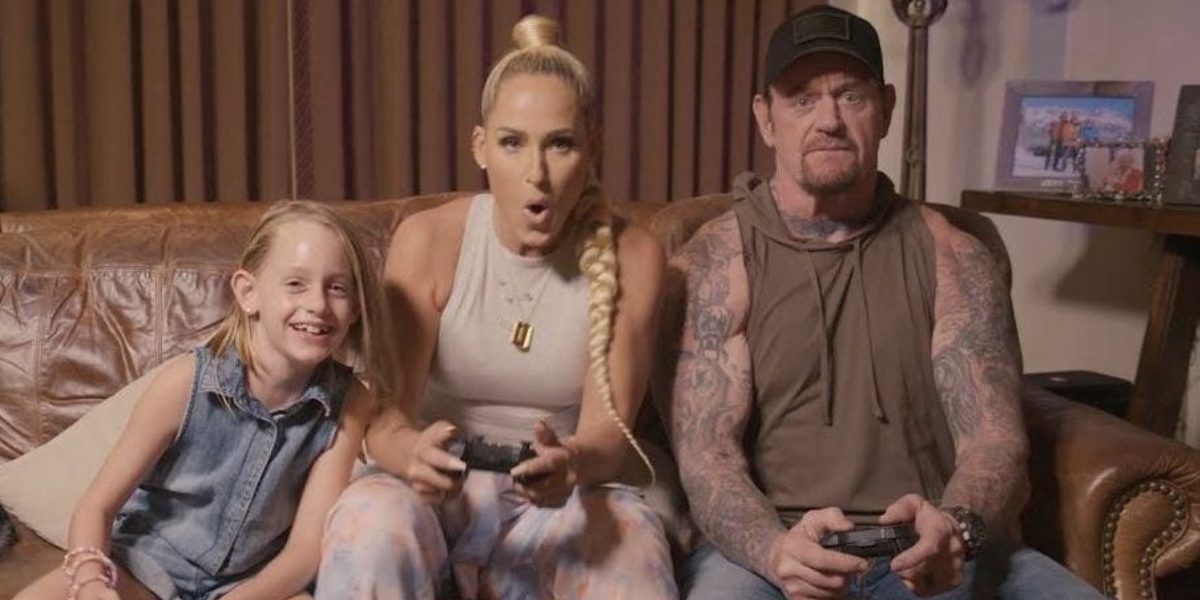 The Undertaker with his family