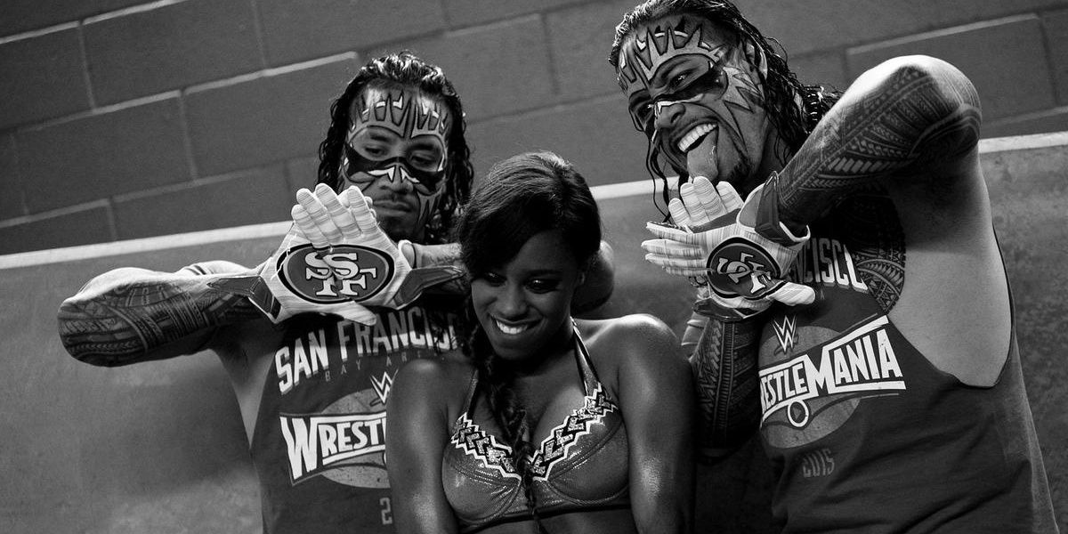 The Usos and Naomi 