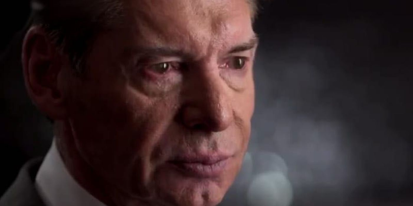 WWE boss Vince McMahon emotional