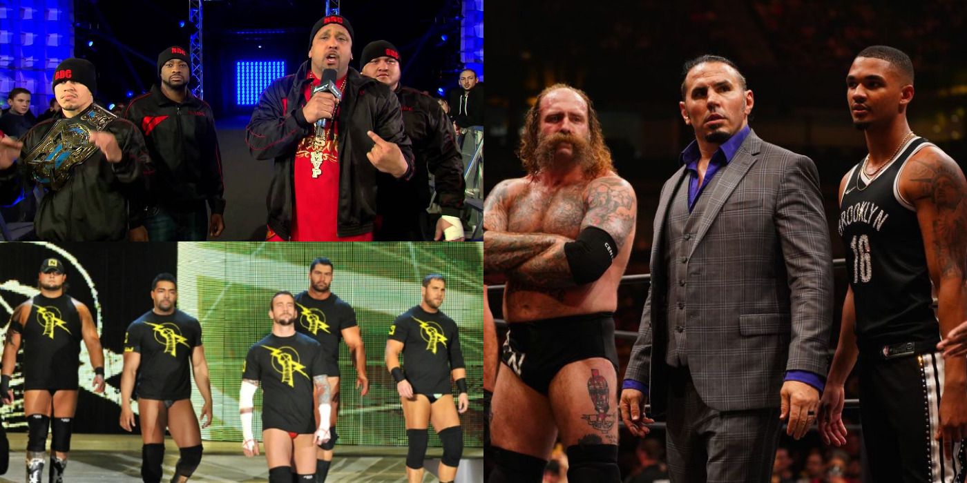 Factions that flopped: the Beat Down Clan, the New Nexus, and the Hardy Family Office