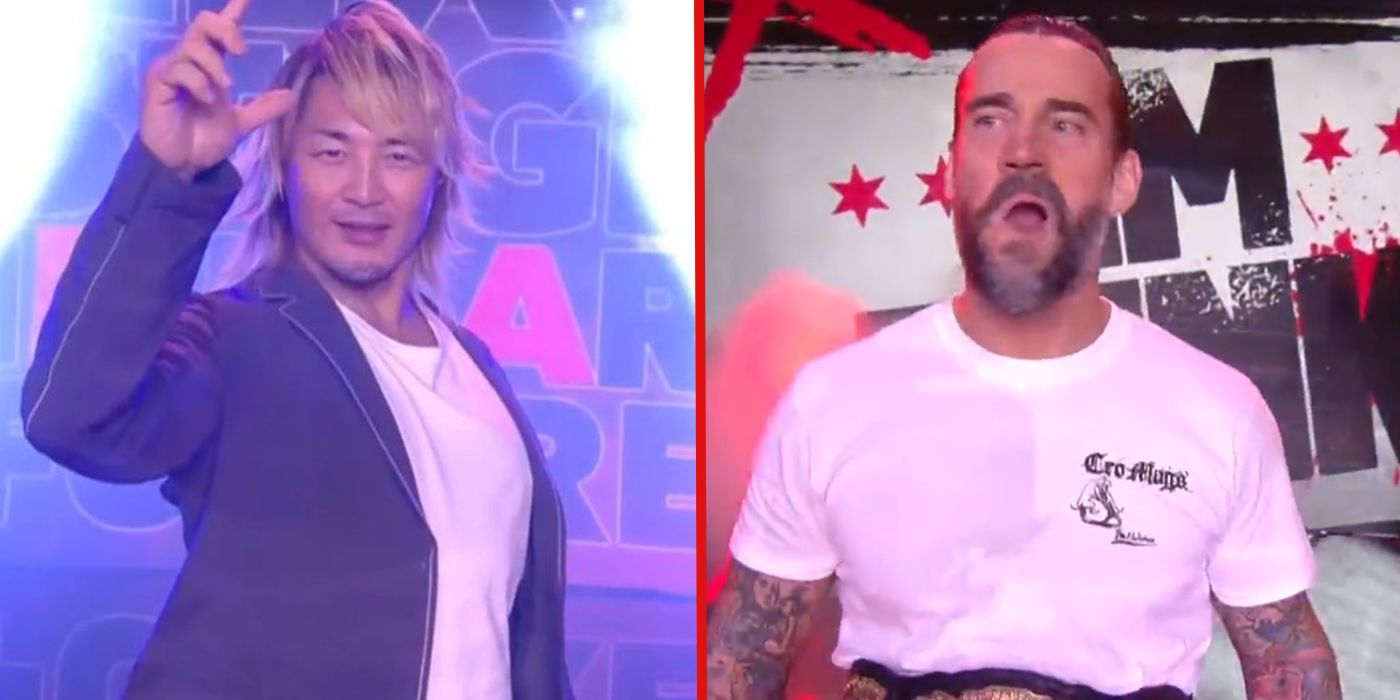 Hiroshi Tanahashi and CM Punk on the June 1 edition of AEW Dynamite on TBS