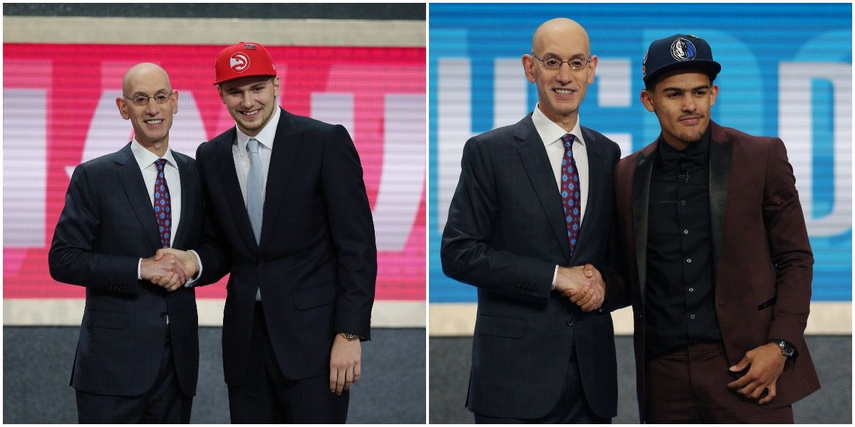 Doncic drafted by Hawks and Young drafted by Mavericks