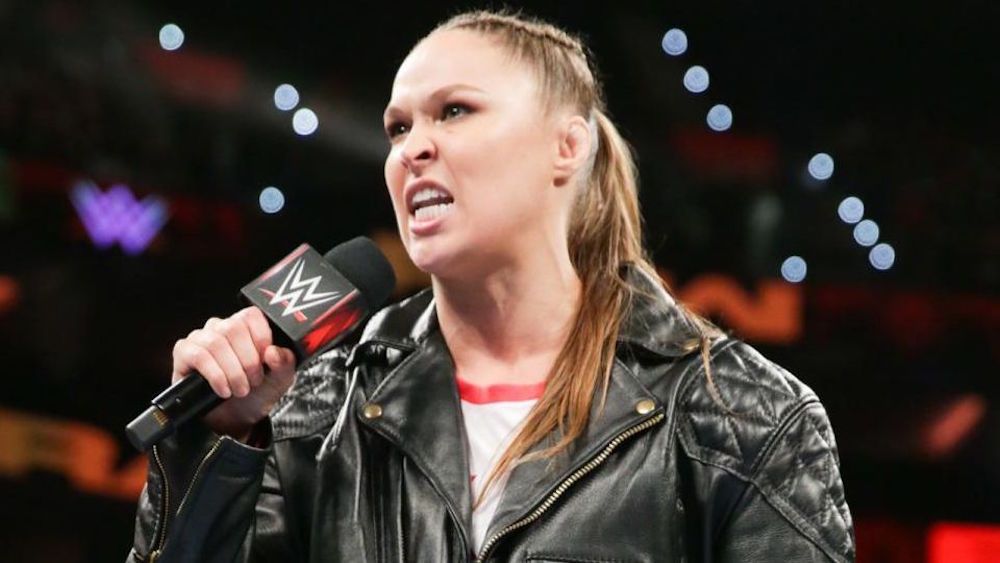 Ronda Rousey cuts a promo