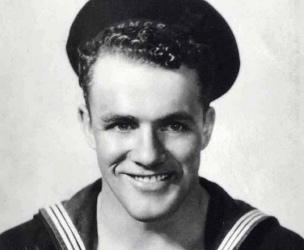 Stu Hart in his navy days