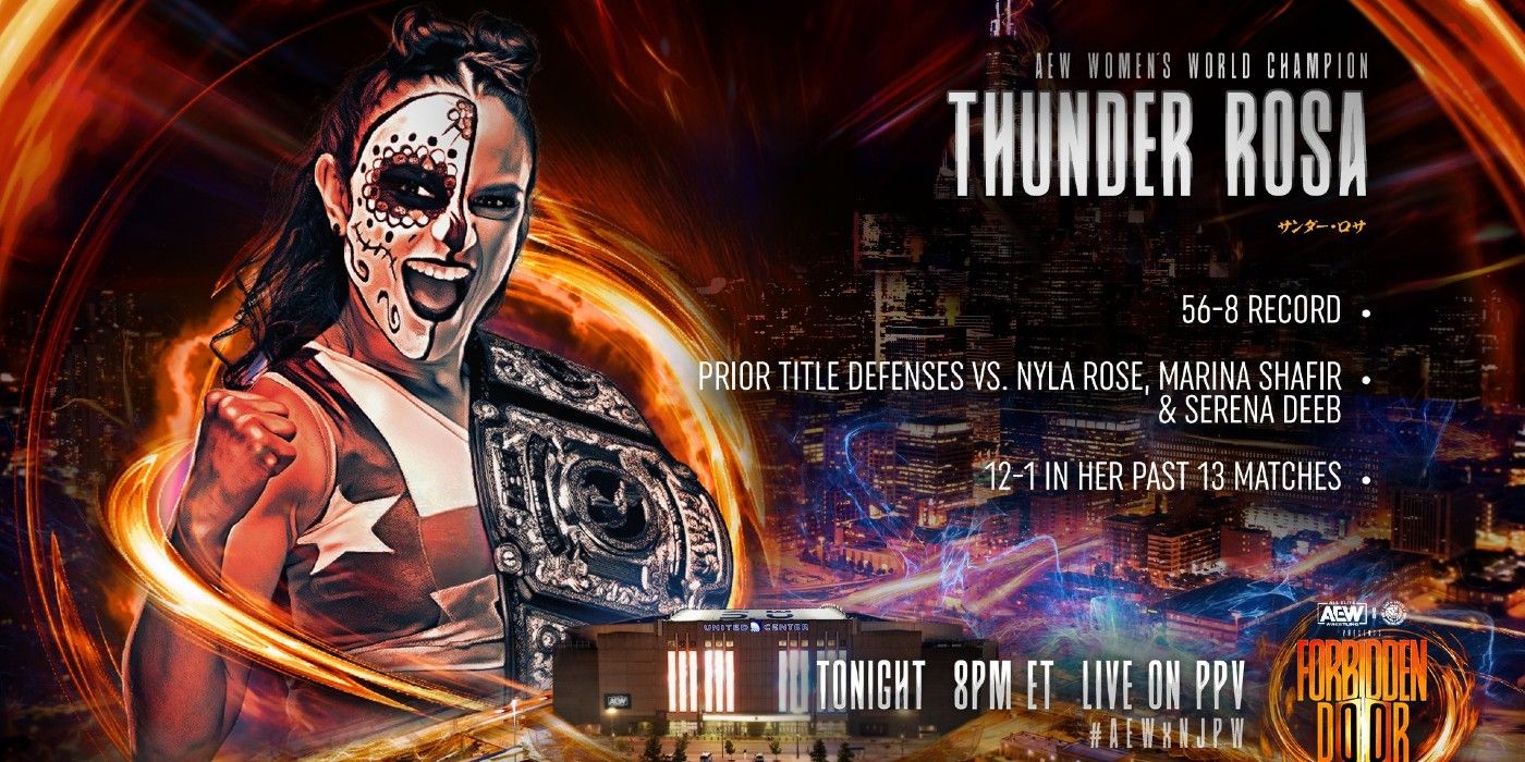 thunder rosa women's champion