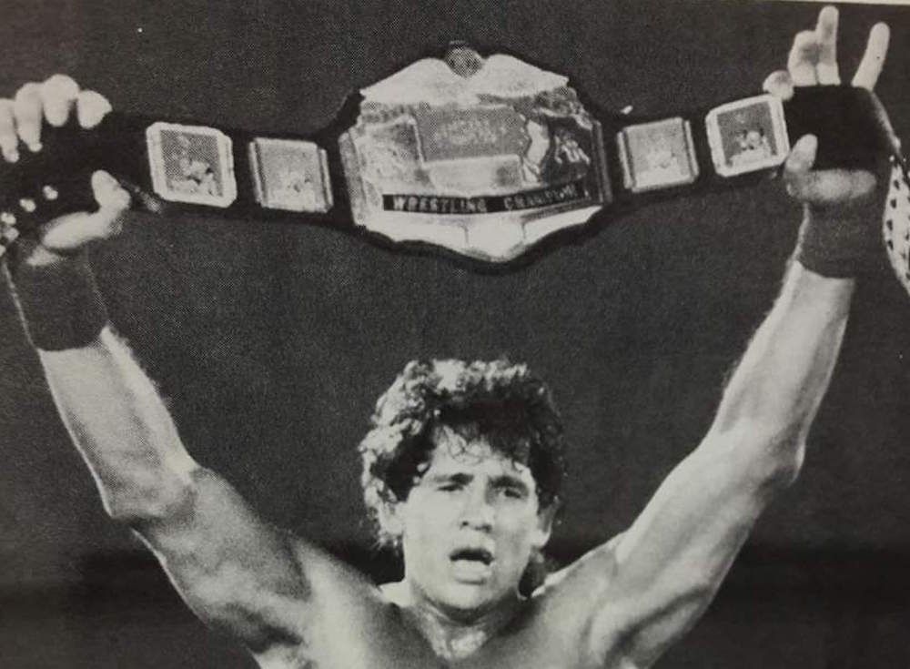 Tito Santana as ECW Champion