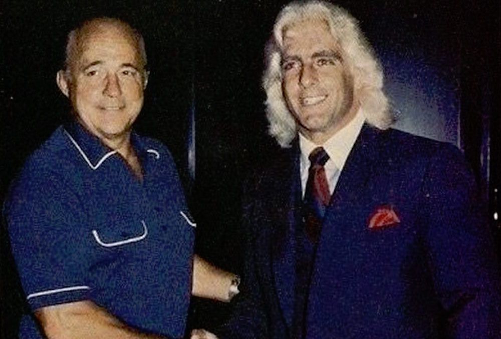 Verne Gagne and Ric Flair