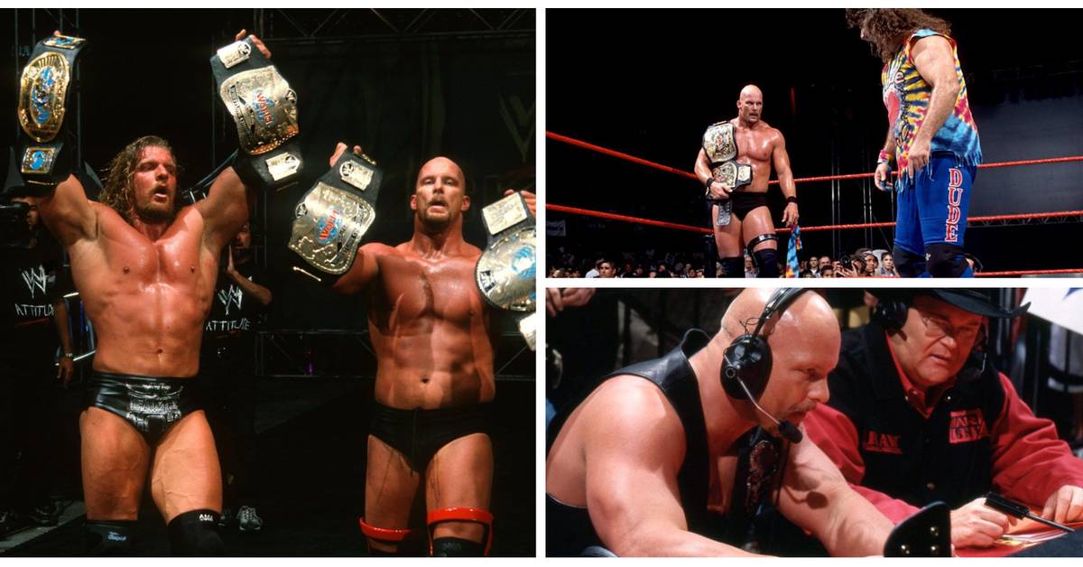 Steve Austin STONE COLD 90s MICHAEL tag