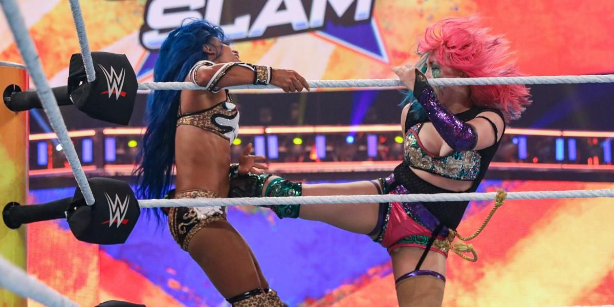 Asuka v Sasha Banks SummerSlam 2020 Cropped