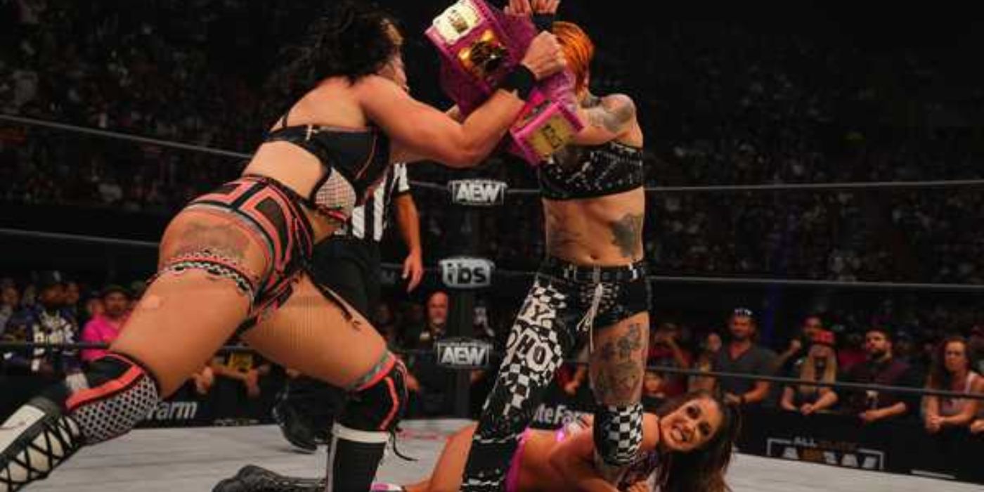 Britt Baker and Jamie Hayter vs Ruby Soho and Toni Storm AEW Dynamite