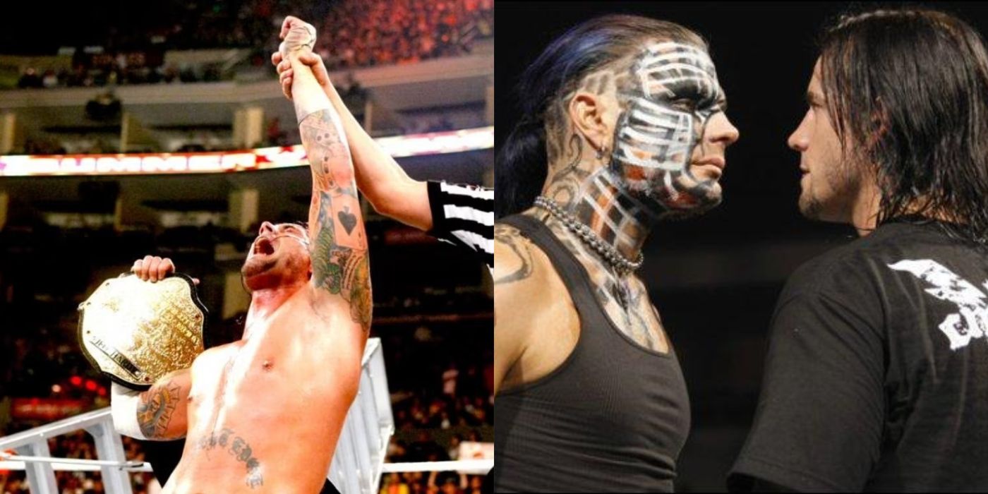 CM Punk Jeff Hardy World Heavyweight Championship WWE