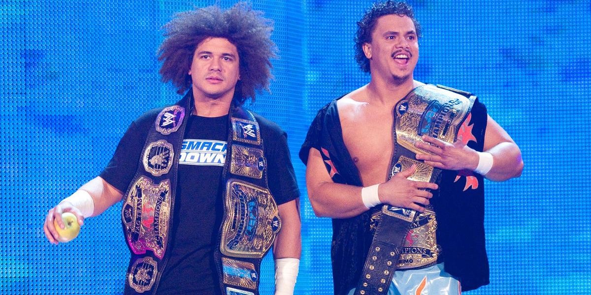 Carlito & Primo Unified WWE Tag Team Champions Cropped