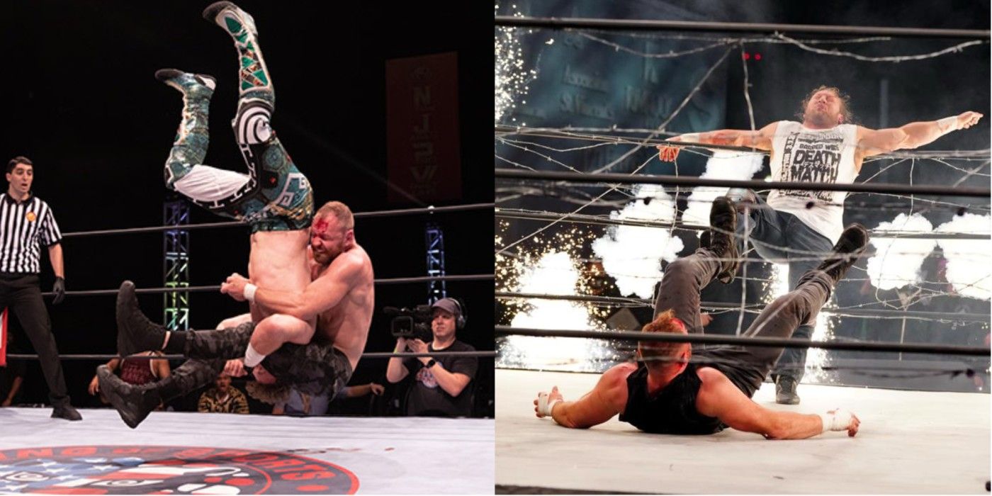 Jon Moxley vs Will Ospreay Four Way NJPW and Jon Moxley vs Kenny Omega AEW