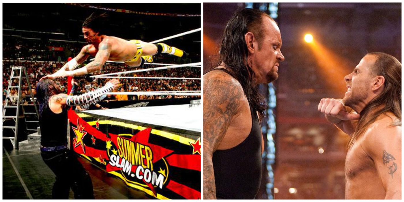 CM Punk V. Jeff Hardy SummerSlam 2009 and Shawn Michaels V. The Undertaker WrestleMania 26