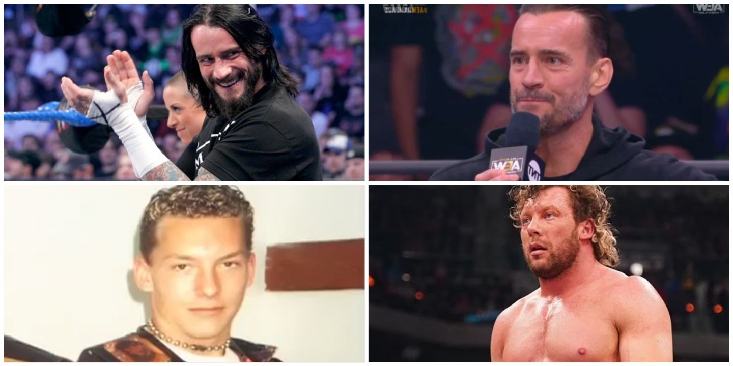 CM Punk With Long Hair & 9 Other AEW Wrestler Looks We Forgot About