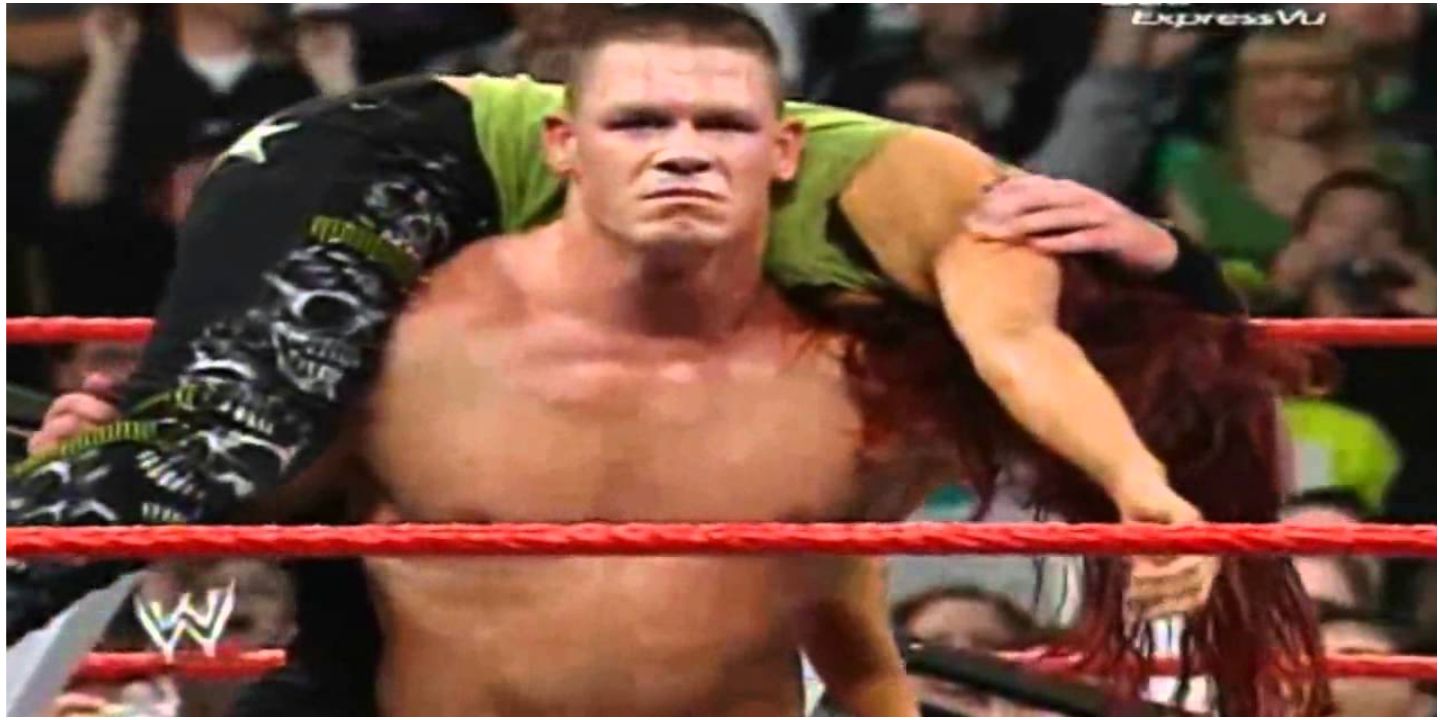 John Cena Vs Lita On Raw