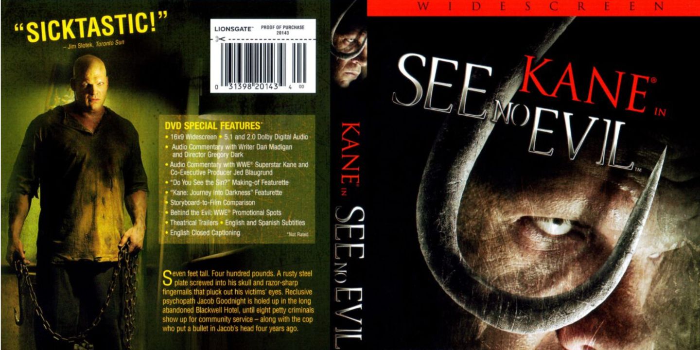 "See No Evil" DVD