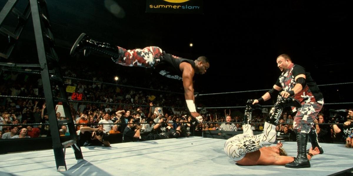Dudley Boyz v Edge & Christian v Hardy Boyz SummerSlam 2000 Cropped
