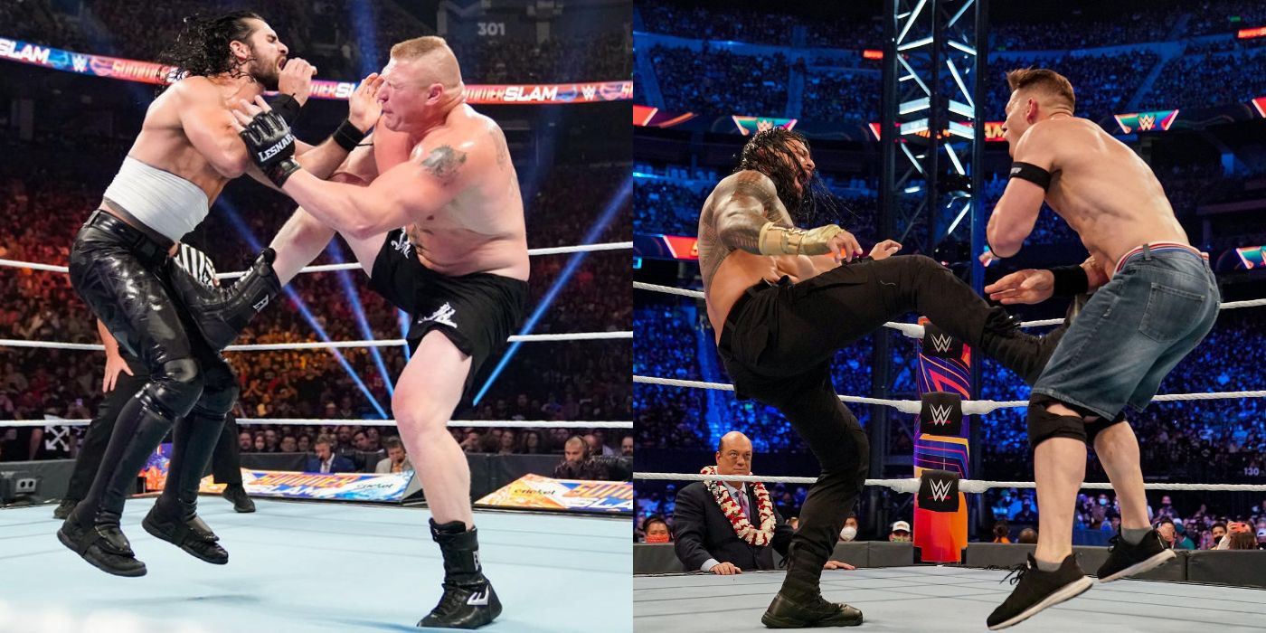 Every WWE Universal Title Match At SummerSlam, Ranked From Worst To Best