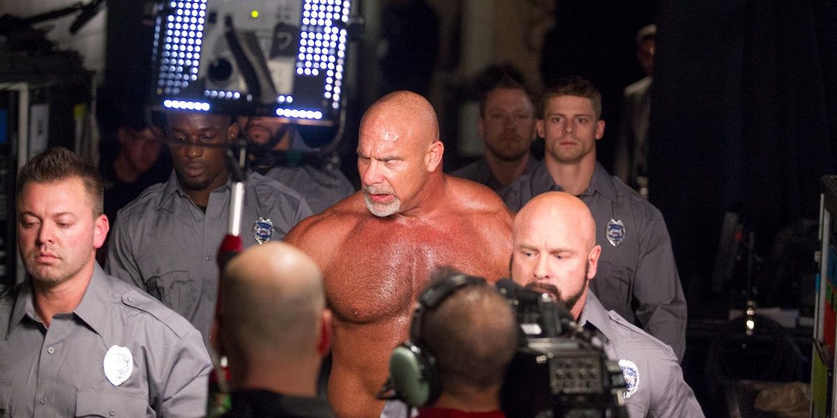 Goldberg's march to the ring 
