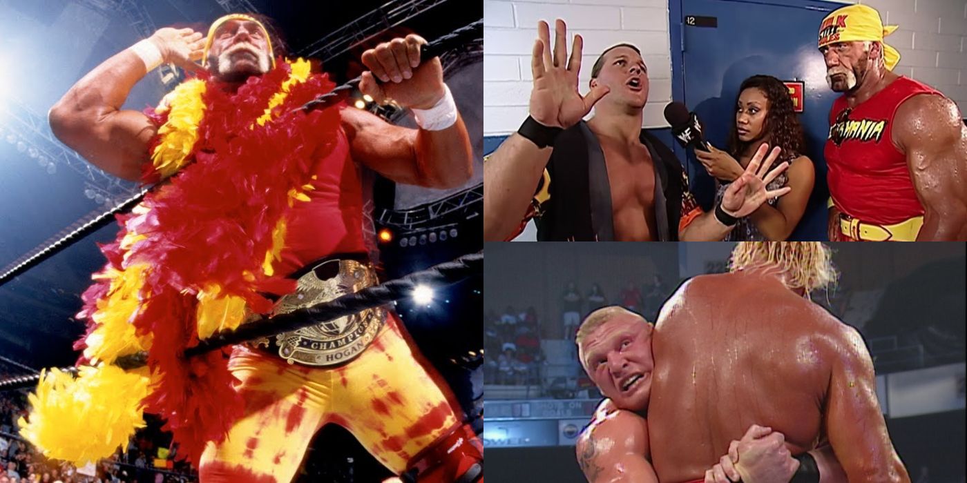 cigarrillo Psiquiatría preferir 10 Things You Forgot About Hulk Hogan's 2002 WWE Return
