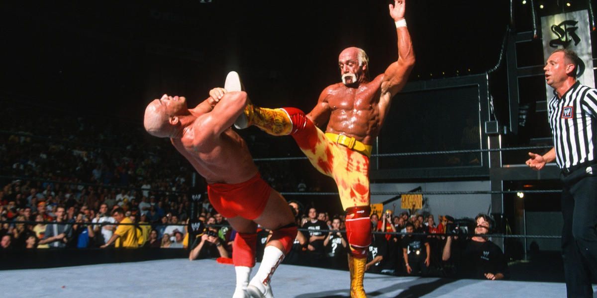 Hulk Hogan vs Kurt Angle