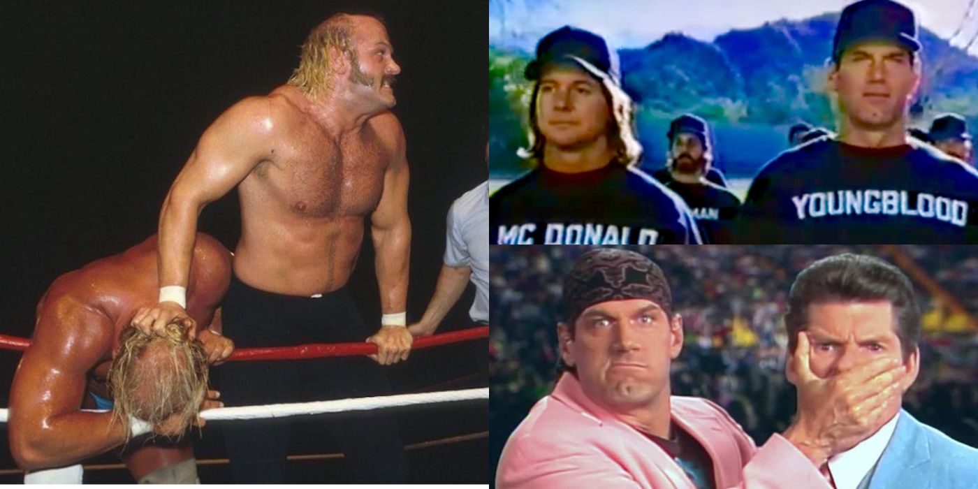 Jesse Ventura, Hulk Hogan, Roddy Piper, Vince McMahon