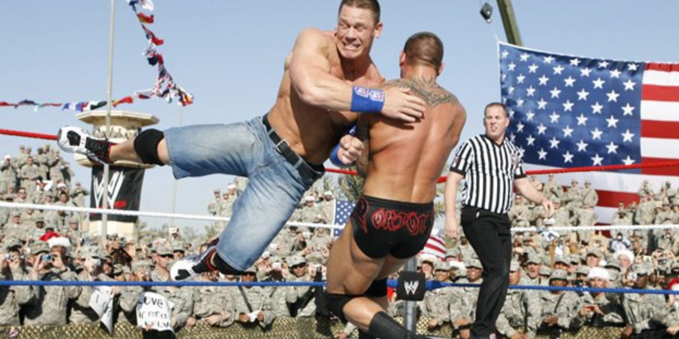 John Cena and Randy Orton WWE Tribute to the Troops