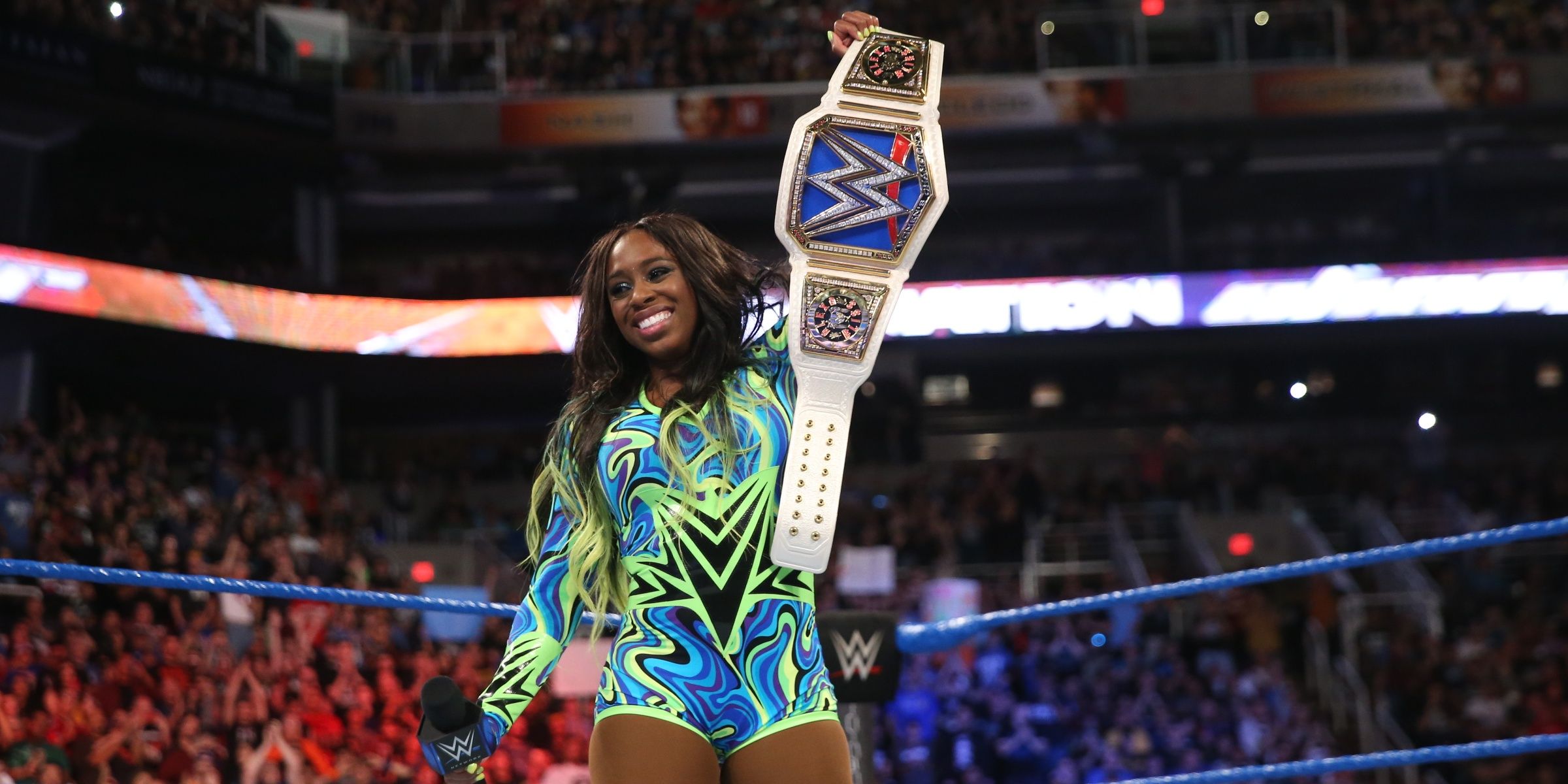 Naomi as SmackDown Women's Champion 