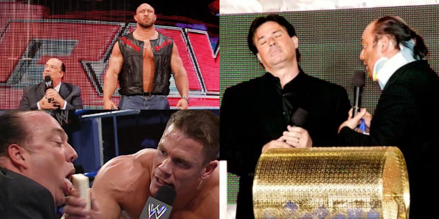 Paul Heyman, John Cena, Ryback, Eric Bischoff