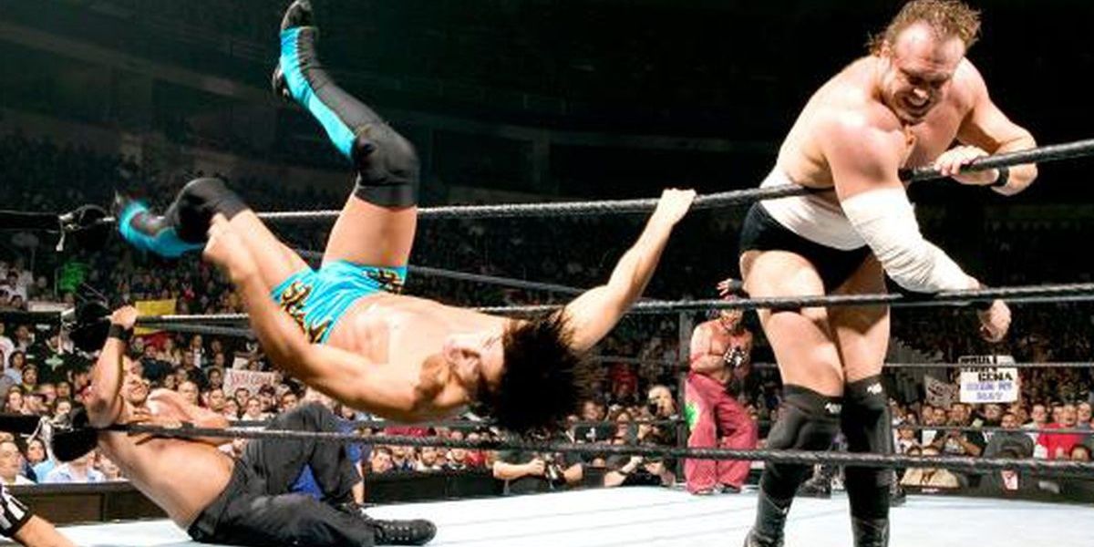 Paul London eliminated from the 2005 Royal Rumble 