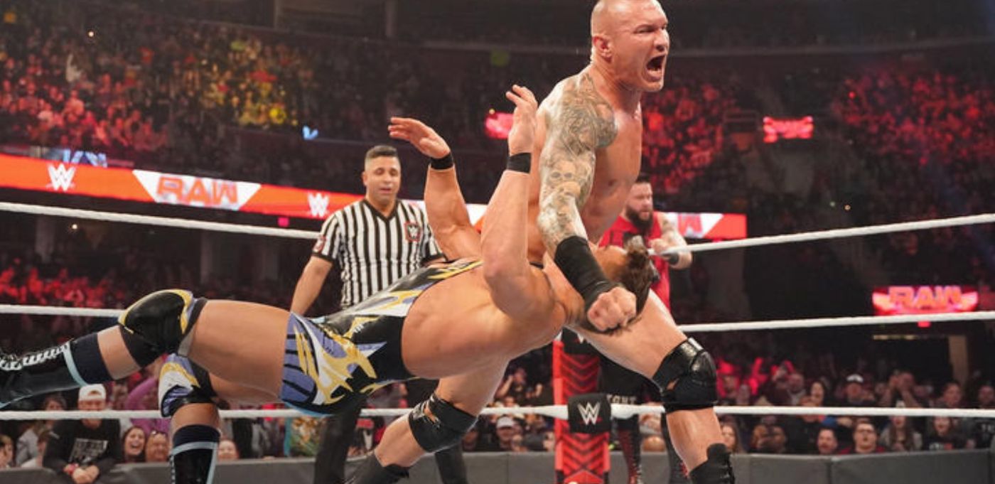 Randy Orton and Chad Gable WWE Raw